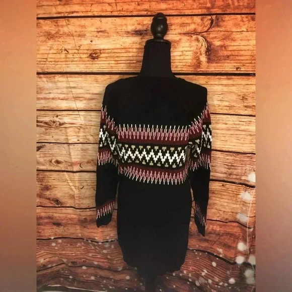 Black Sweater Dress - Picture 12 of 14